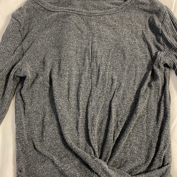 Cover Long Sleeve Top (XS) Anthracite Heather - Picture 3 of 5